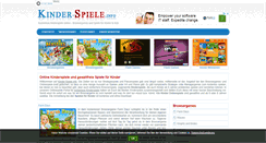Desktop Screenshot of kinder-spiele.info
