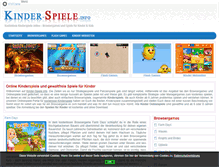 Tablet Screenshot of kinder-spiele.info